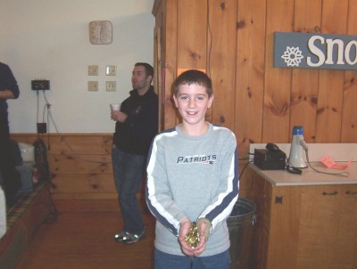 Justin won 50 coins in the pool tournament!